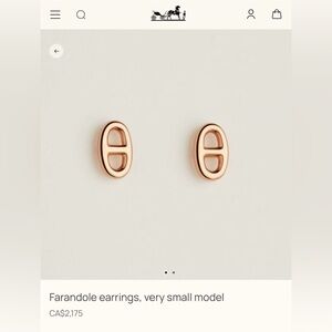 ❗️SOLD❗️Hermes Farandole earrings